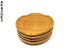 Wooden saucers x4
